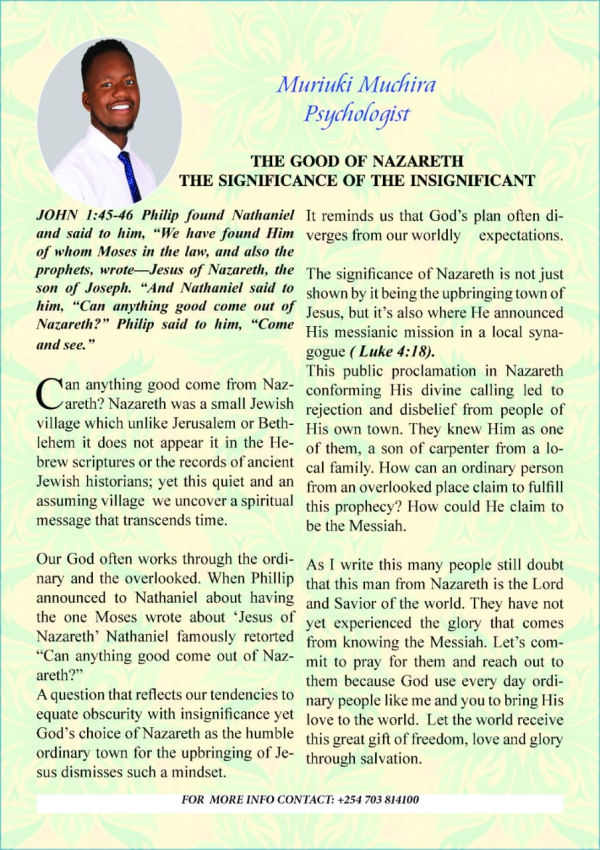 The good of Nazareth